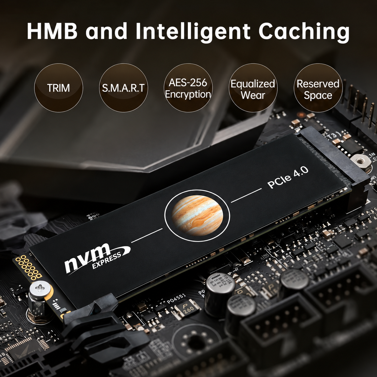 Volteon Nova — PCIe Gen4 NVMe Gaming SSD