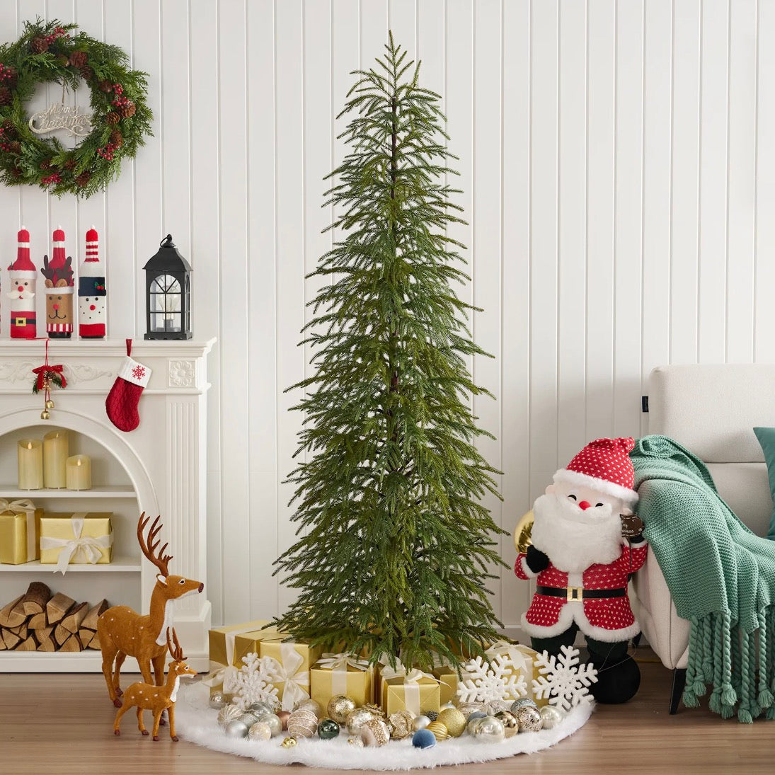 The Evergreen Row Alpine — Realistic Artificial Christmas Tree