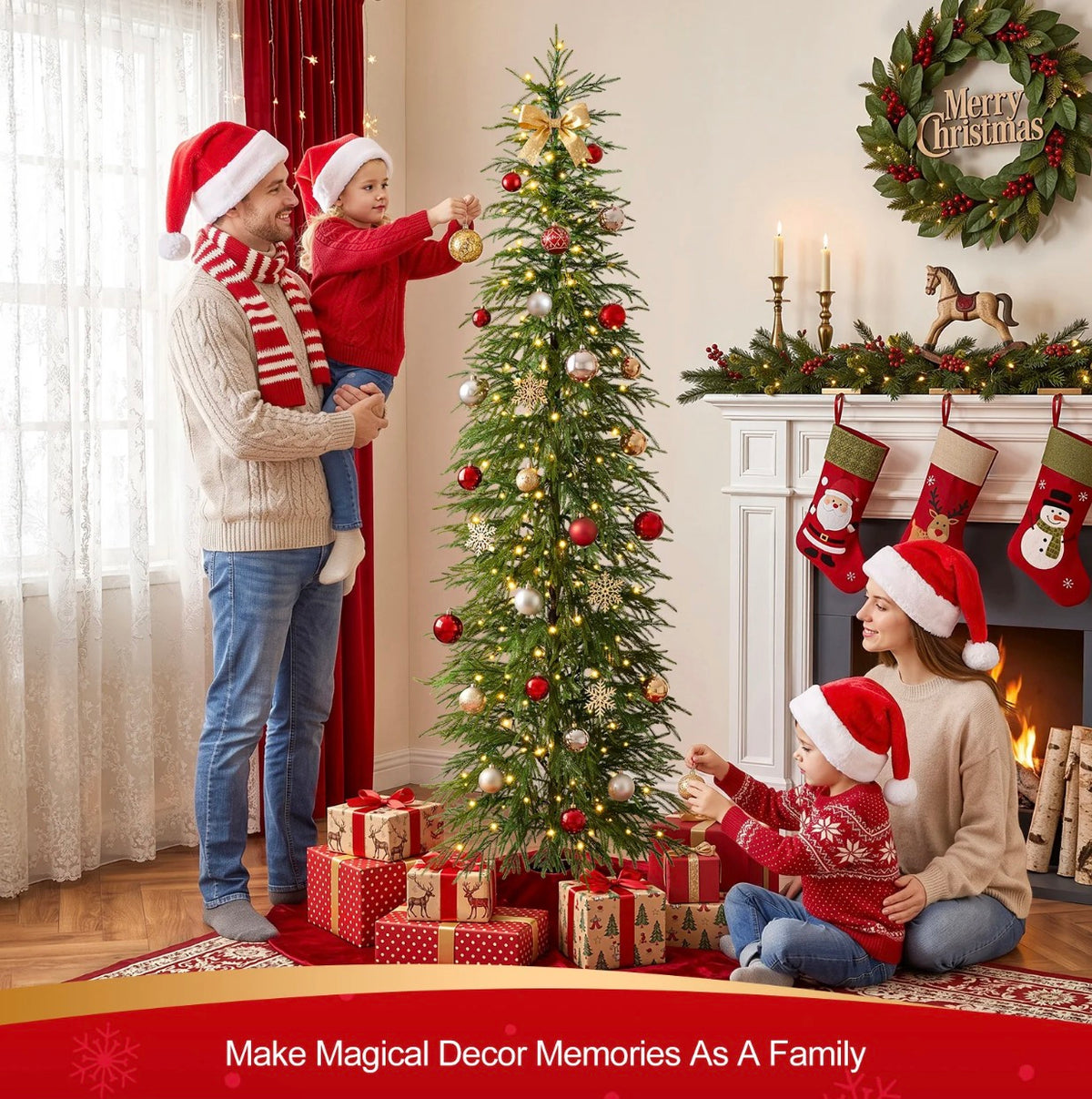 The Evergreen Row Alpine — Realistic Artificial Christmas Tree