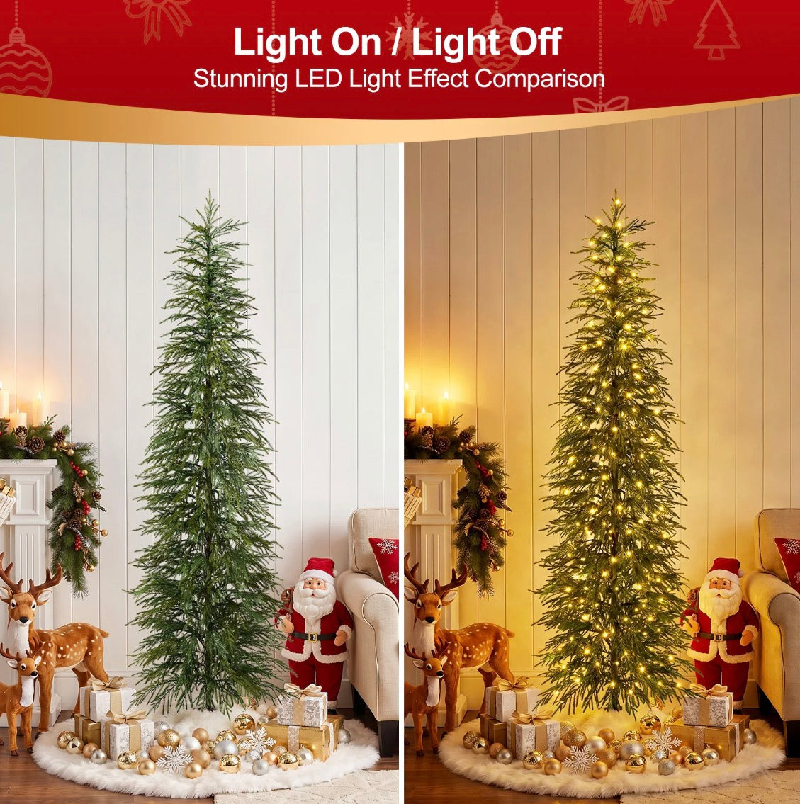 The Evergreen Row Alpine — Realistic Artificial Christmas Tree